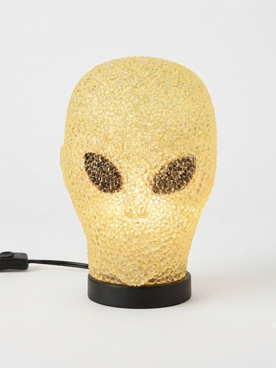 N/A Other - Alien Head Glow Lamp Night Light - Green UFO Decor